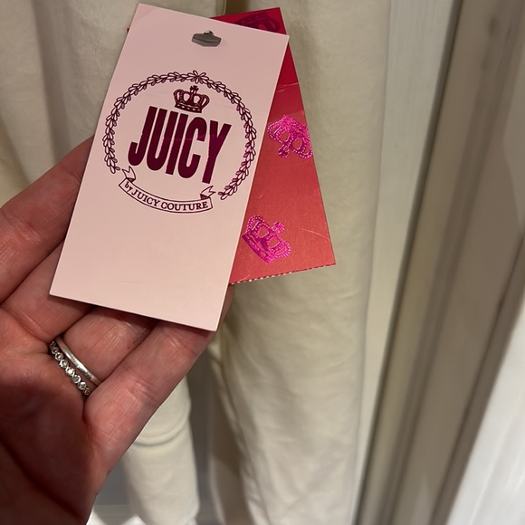 New Juicy by Juicy Couture Hooded Long Sleeve Velour Pebble Hoodie Women's 1X - Picture 5 of 7